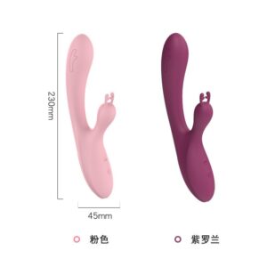 "Lai Le Ling Lu silicone vibrator for women, rechargeable masturbation device, adult sex toy, AV massage, available for dropshipping"