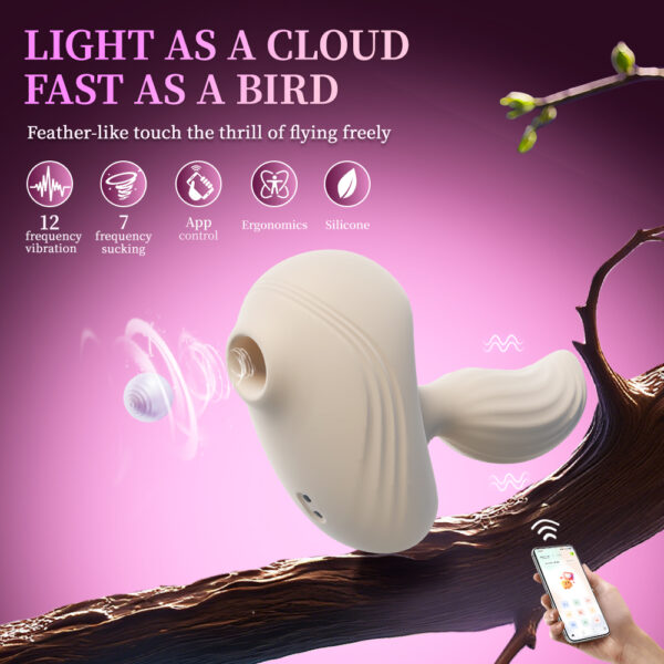 Cloud Bird - A bird that flies freely through the clouds