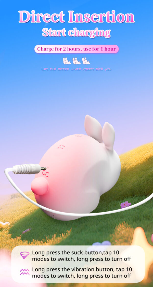 Bop Bop Rabbit Sucking Vibrator