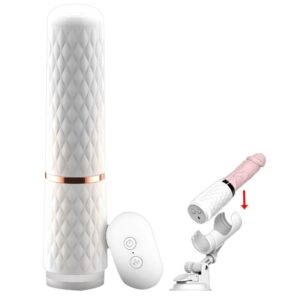 Diamond vibrator, mini fully automatic telescopic thrusting vibrator, female masturbation device, heated sex toy