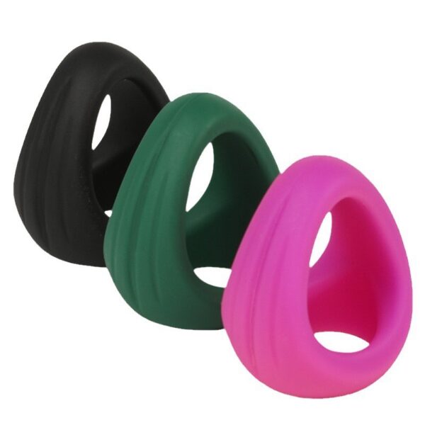 HA-831 triple lock precision ring, egg-locking ring, double soft rubber ring, male wearable JJ complex resistance lock precision ring