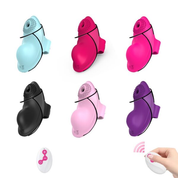 Female wearable vibrating egg wireless remote control vibrating egg suction clitoral massage device for female masturbation