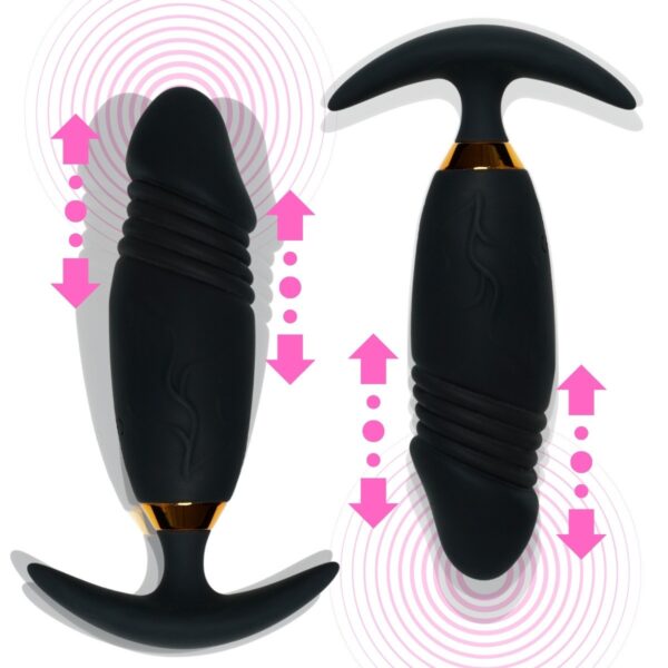 Female remote-controlled small anal plug for G-spot self-stimulation, intelligent APP, rear anal play, adult sex toy