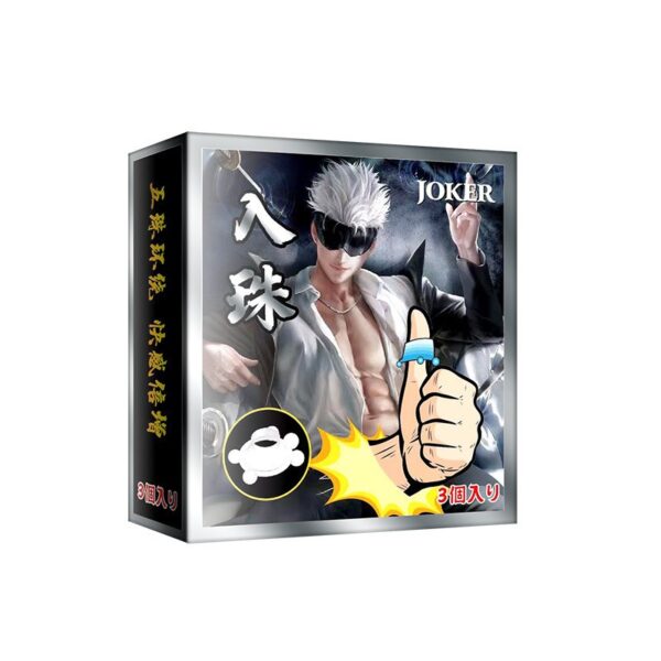 JOKER5 ball-in-ring male sex toy, 3-pack, adult sex toy, wearable lock-ring