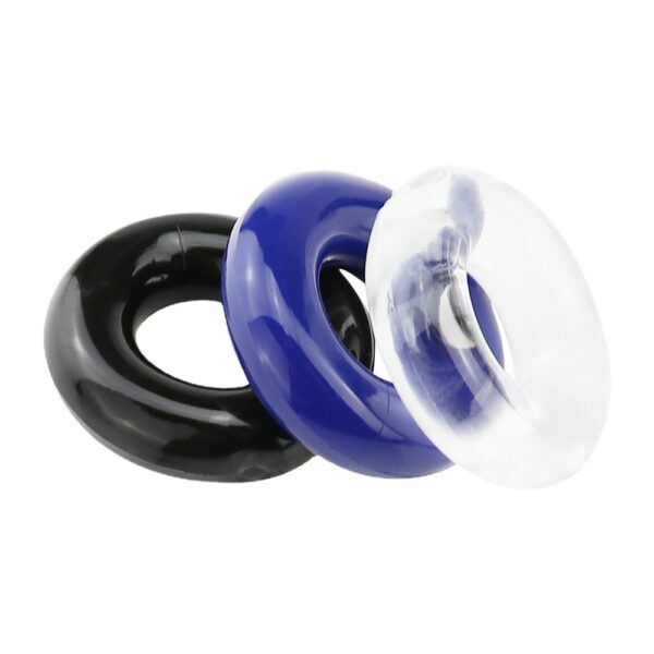 Men's locking ring, three-color ring, erotic ring, smooth with beads, three options available, adult sex products wholesale, vibrating ring