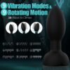 Rotating, twisting, swaying, and vibrating massage device for men, featuring a front slit massage area, wearable vibrating egg, and adult pleasure products
