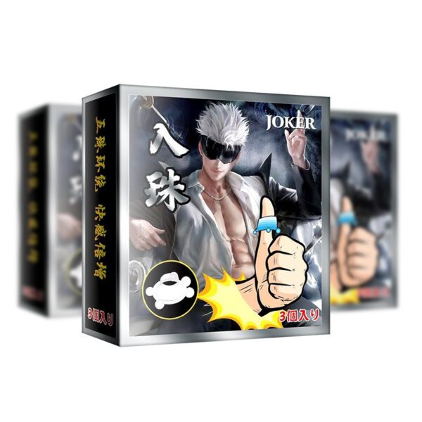 JOKER5 ball-in-ring male sex toy, 3-pack, adult sex toy, wearable lock-ring