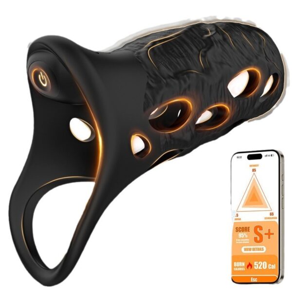 "Evil Dragon Sleeve X Vibrating Ring for Men's Masturbation, Electric Silicone Sleeve, Gay Couple's Sex Toy, Bath Toy"