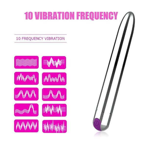 "Rechargeable 7-inch silicone vibrator, plastic vibrator, plastic vibrating toy for flirting and self-pleasure, AV toy, adult sex toy, drop shipping"