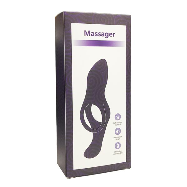 "Bird-shaped lock, essence-locking double rings, male wearable remote-controlled vibrating ring, marital intimate massage device, adult products"