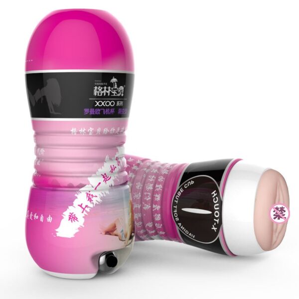 Male masturbation exerciser, enhanced Green Baby manual airplane cup, adult sex toy