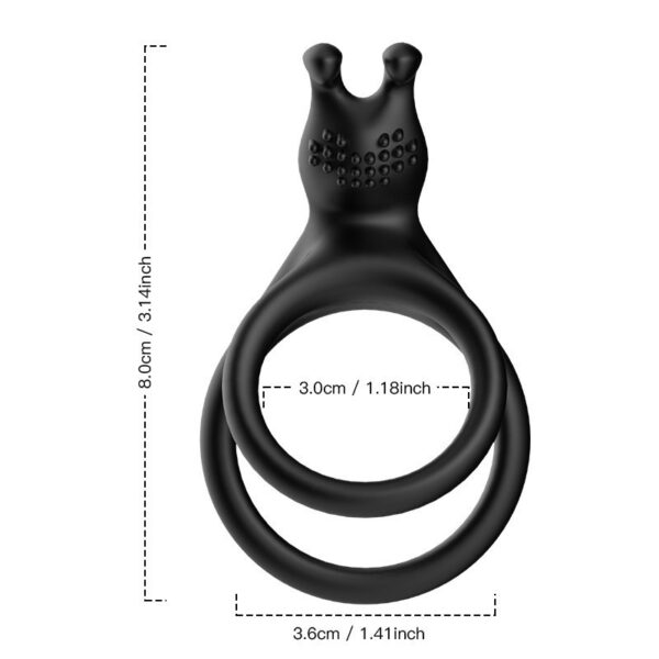 USK-C08 male rabbit head lock ring wearable male locking device sex toy for foreign trade cross-border Amazon shock