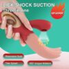 "Green Baby Multi-frequency Tongue Licking Vibrator High Frequency Licking and Patting Female Masturbation Device Sex Toy"