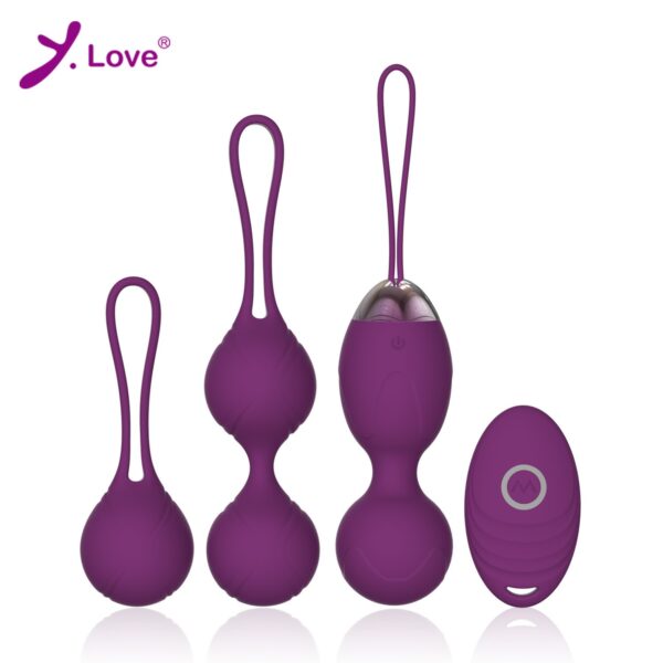 Yanai Y.LOVE Kegel Ball Exercise and Massage 2-in-1 Combination Ball Wireless Remote Control Adult Sexual Products