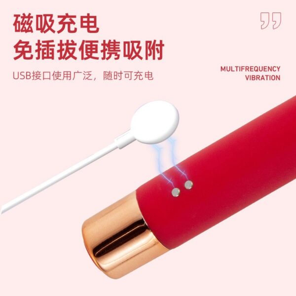 Female vibrator for masturbation, couple's fun sex toy, adult product, vibrating G-spot massage stick, dropshipping equipment
