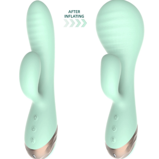 Inflatable vibrator for women, 10-level strong vibration, swell-inducing package, adult sex toy