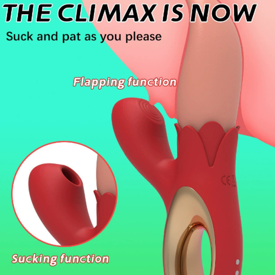 Multi-frequency tongue licking, high-frequency licking and suction, optional silicone vibrating rod, female masturbation device, sex toy 1